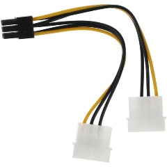 Изображение товара Кабель Ningbo RTL-C32 PCI-E 6pin Molex 8980 (841597)