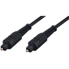 Изображение товара Кабель оптический Cablexpert, Toslink 2xODT M/M, 3м, черный