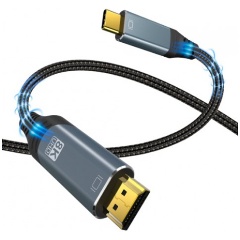 Изображение товара Кабель-переходник KS-is 8K USB Type C в HDMI (KS-792) 2м