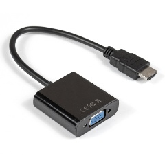 Изображение товара Кабель-переходник HDMI-VGA ExeGate EX-HDMIM-VGAF-0.15 (19M/15F, 0,15м)