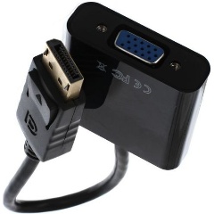 Изображение товара Кабель-переходник Telecom DP VGA-F 0,2m для подключения устройств с Display Port к VGA