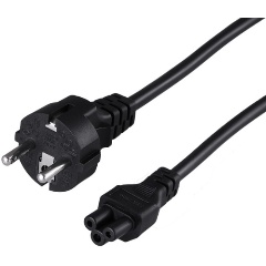 Изображение товара Кабель питания REXANT для питания ноутбука, евроразъем С5, с/з, 1.8 м