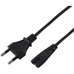 Изображение товара Кабель питания REXANT евроразъем С7, 1.8 м