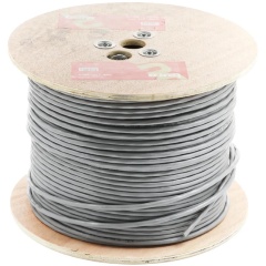 Изображение товара Кабель сетевой Buro BU-COP-055-FTP FTP 4 пары cat.6 solid 0.55мм Cu 305м серый