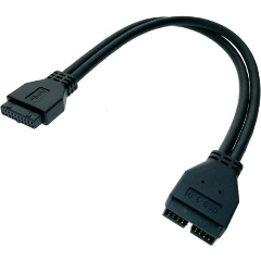 Изображение товара Кабель - удлинитель Espada USB 3.0 с внутреннего разъема материнской платы 20PIN / 19pin male to female 50см (E20mf30)