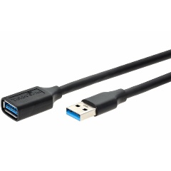 Изображение товара Кабель-удлинитель Telecom USB3.0 Am-Af 1.8m черный (TUS708-1.8M)
