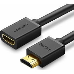 Изображение товара Кабель UGREEN HD107 (10142) HDMI- HDMI, 2м, черный