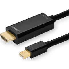 Изображение товара Кабель UGREEN Mini DP-HDMI 4K, 1.5м, черный