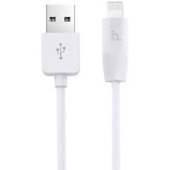 Изображение товара Кабель USB2.0 Hoco AM Lightning 1м белый для iPhone iPad