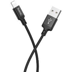 Изображение товара Кабель USB2.0 Hoco AM/Lightning, 2А, X14, 2м, черный