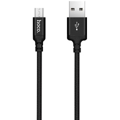 Изображение товара Кабель USB2.0 Hoco AM/MicroUSB, 2А, X14, 2м, черный