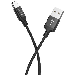 Изображение товара Кабель USB2.0 Hoco AM/Type-C, 2А, X14, 2м, черный