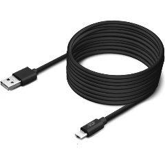 Изображение товара Кабель Borasco USB-A - microUSB, 2 А, 3 м, черный