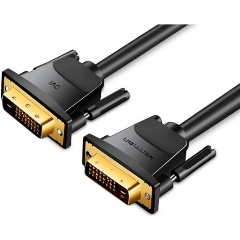 Изображение товара Кабель Vention DVI-D Dual link 25M/25M с ферритовым фильтром - 2м.