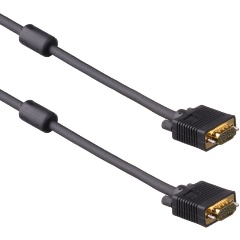 Изображение товара Кабель VGA Pro ExeGate EX-CC-PVGA-15M15M-15.0 (15M/15M, 15м, 2 фильтра, позолоченные контакты)