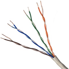 Изображение товара Кабель витая пара UTP Cat5e 25м мединый PVC серый Espada E-046Cu