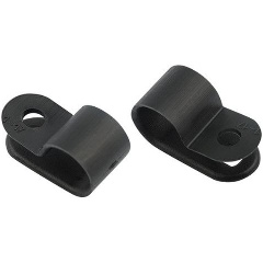 Изображение товара Кабельная скоба под винт REXANT для кабеля до 9 мм черная (50 шт./упак.)