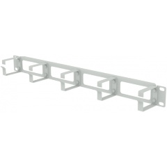 Изображение товара Кабельный организатор FILUM 19" 1U, горизонтальный, металлический, серый