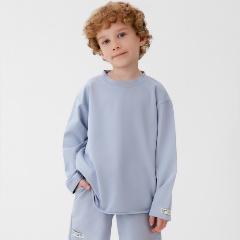 Изображение товара Лонгслив KAFTAN 10479775 для мальчиков, цвет серый, размер 122 см