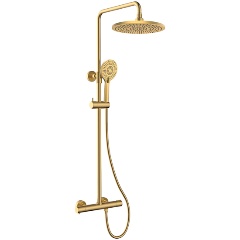 Изображение товара Душевая система Kaiser Serio (05577-3) Золото Шлифованное