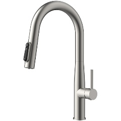 Изображение товара Смеситель для кухонной мойки Kaiser Vita 43344-5 с выдвижным изливом и фильтром