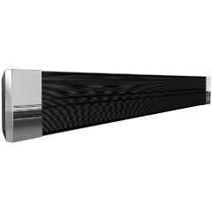 Изображение товара Инфракрасный обогреватель Kalashnikov KIRH-E10P-12 с излучающей панелью, черный