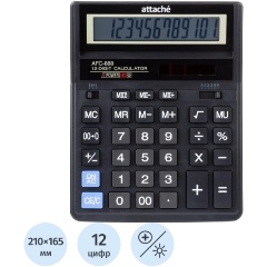 Изображение товара Настольный полноразмерный калькулятор Attache AFС-888 с функциями вычисления и двойным питанием
