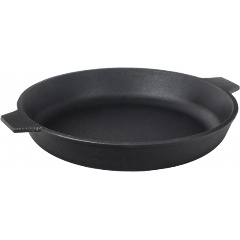 Изображение товара Чугунная сковорода Камская посуда 240x40 мм с двумя ушками для всех плит