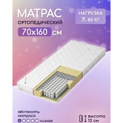 Изображение товара Матрас Капризун Дрим Хеппи 70х160х12 см