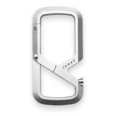 Изображение товара Карабин The James Brand the Mehlville серебряный высокопрочный металлический