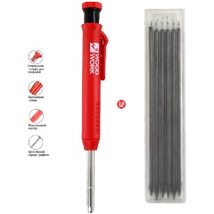 Изображение товара Механический карандаш WOODWORK CPL-002 с набором грифелей 2,8 мм для плотников