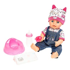 Изображение товара Интерактивный пупс Карапуз Y30BB-MID-JEANS-24-RU с звуками и песнями для детей от 3 лет
