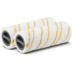 Изображение товара Комплект универсальных роликовых щеток Karcher 2.055-006.0 желтых для электрошвабр