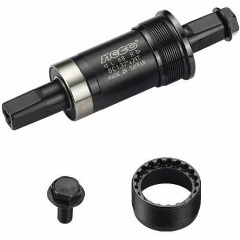 Изображение товара Каретка NECO B910 под квадрат, BSA 1.37”x 24T, R/L. 68/115мм. Ось 10В21, стальные чашки, стальной корпус, 2 промподшипника. Вес 295г. Назначение: MTB