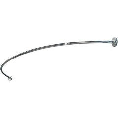 Изображение товара Карниз для ванны Aquatek дуга 1600x970 хром нержавеющая сталь