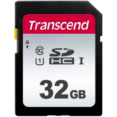 Карта памяти 32Gb Transcend 300S SDHC UHS-I U1 (95/20 MB/s)