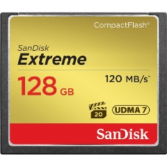 Изображение товара Карта памяти Sandisk Extreme CF 128Gb (120/85 Mb/s)