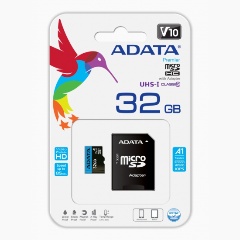   micro SDHC 32Gb Adata Premier UHS-I U1 V10 A1 + ADP (85/25 Mb/s)