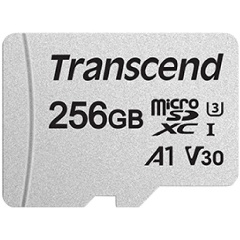 Карта памяти micro SDXC 256Gb Transcend 300S UHS-I U3 V30 A1 + ADP (100/40 Mb/s)