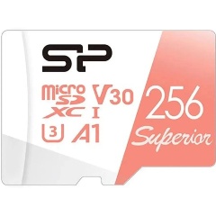 Изображение товара Карта памяти microSDXC 256Gb Silicon Power Superior UHS-I U3 V30 A1 (100/80 Mb/s)