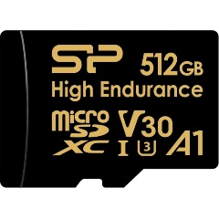 Изображение товара Карта памяти microSDXC 512Gb Silicon Power High Endurance UHS-I U3 V30 A1