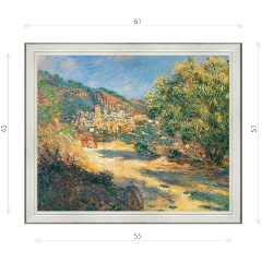 Изображение товара Картина репродукция Клода Моне Дорога в Монте-Карло 45x55 см в раме