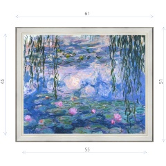 Изображение товара Картина Репродукция Моне Водяные лилии 45x55 см в раме