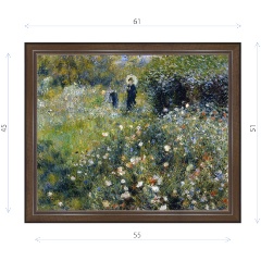 Изображение товара Картина репродукция Моне Женщина с зонтиком 45x55 см в раме 51x61 см