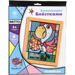 Изображение товара Набор для творчества ФАБРИКА ФАНТАЗИЙ 70408 Картина из блесток. Бритто. Пеликан