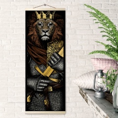 Изображение товара Картина по номерам MOLLY HRP0041 Панно Лев 35х88 см для интерьера