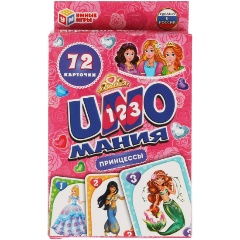 Изображение товара Развивающая карточная игра УМНЫЕ ИГРЫ Уномания. Принцессы