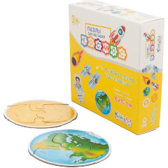Изображение товара Картонный пазл KIDDIEART Космос, 28 дет.