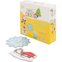 Изображение товара Картонный пазл KIDDIEART Зима, 28 дет.