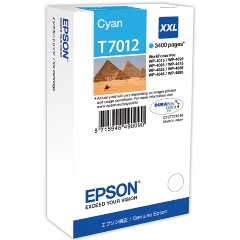Изображение товара Картридж EPSON T7012 голубой для WP4000/WP4500